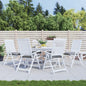 JUNG Vida Stuhlkissen 6 Stk. Grau 40x40x7 cm Oxford-Gewebe