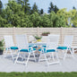 JUNG Vida Palettenkissen 6 Stk. Hellblau 50x50x7 cm Oxford-Gewebe