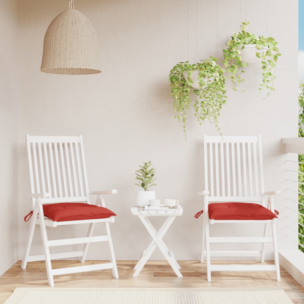 JUNG Vida Palettenkissen 2 Stk. Rot 50x50x7 cm Oxford-Gewebe