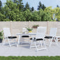 JUNG Vida Palettenkissen 4 Stk. Schwarz 50x50x7 cm Oxford-Gewebe