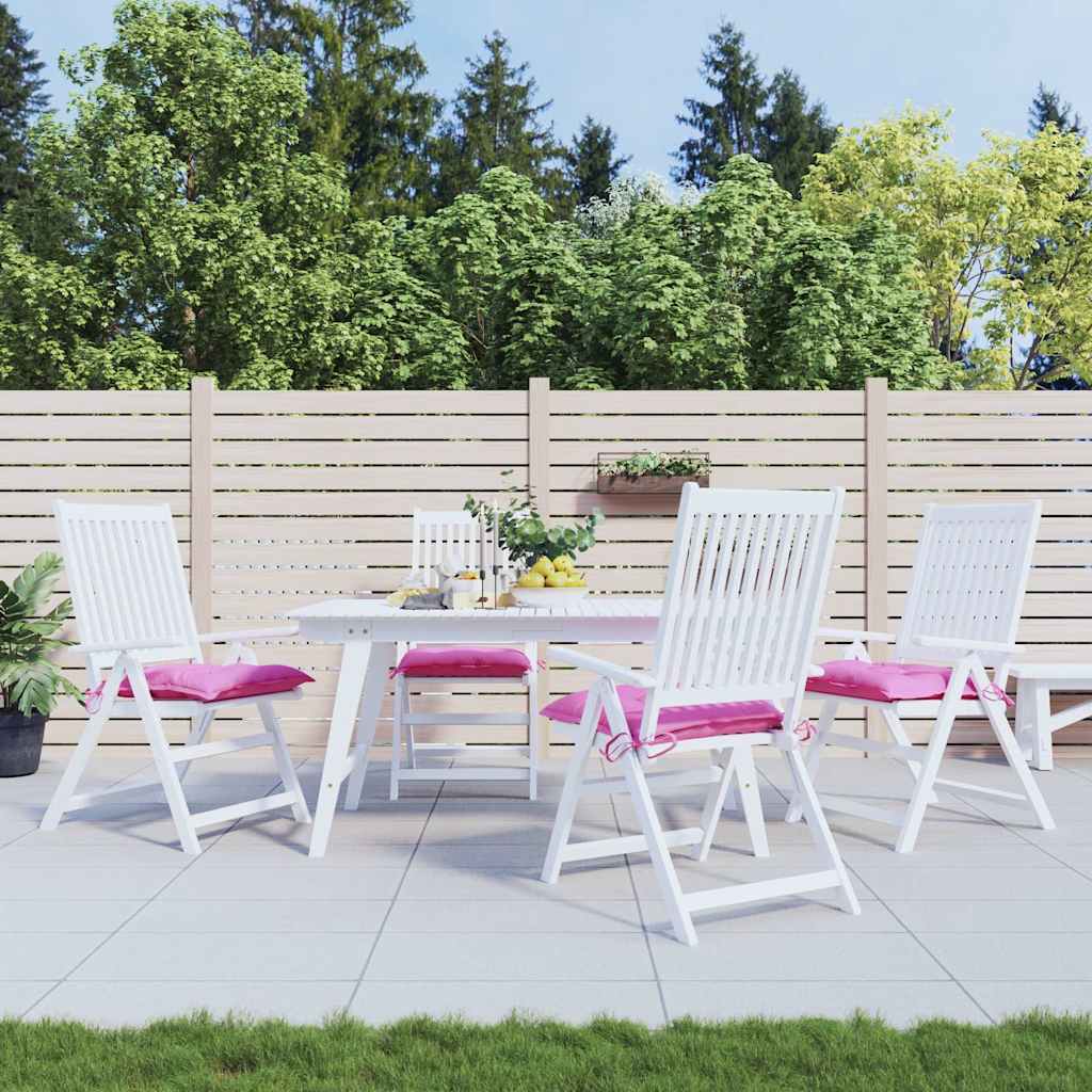 JUNG Vida Stuhlkissen 4 Stk. Rosa 50x50x7 cm Oxford-Gewebe