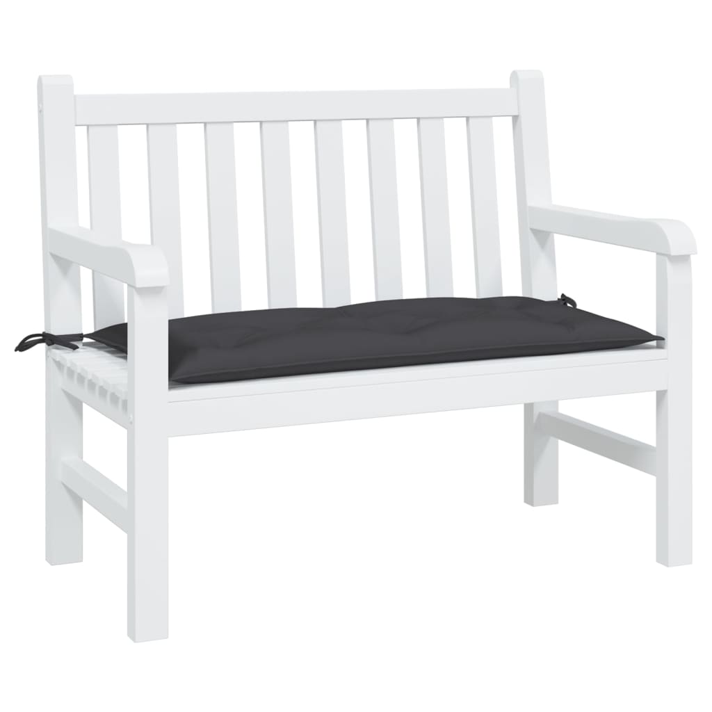 JUNG Vida Gartenbank-Auflage Schwarz 100x50x7 cm Oxford-Gewebe