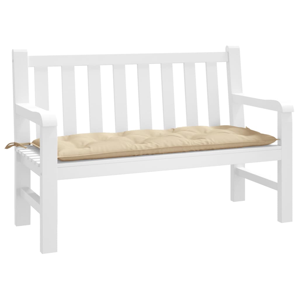 JUNG Vida Gartenbank-Auflage Beige 120x50x7 cm Oxford-Gewebe