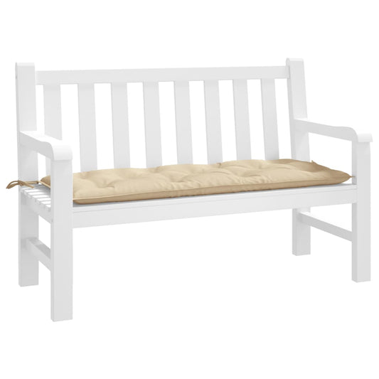 JUNG Vida Gartenbank-Auflage Beige 120x50x7 cm Oxford-Gewebe