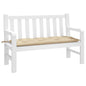 JUNG Vida Gartenbank-Auflage Beige 120x50x7 cm Oxford-Gewebe