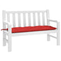 JUNG Vida Gartenbank-Auflage Rot 120x50x7 cm Oxford-Gewebe