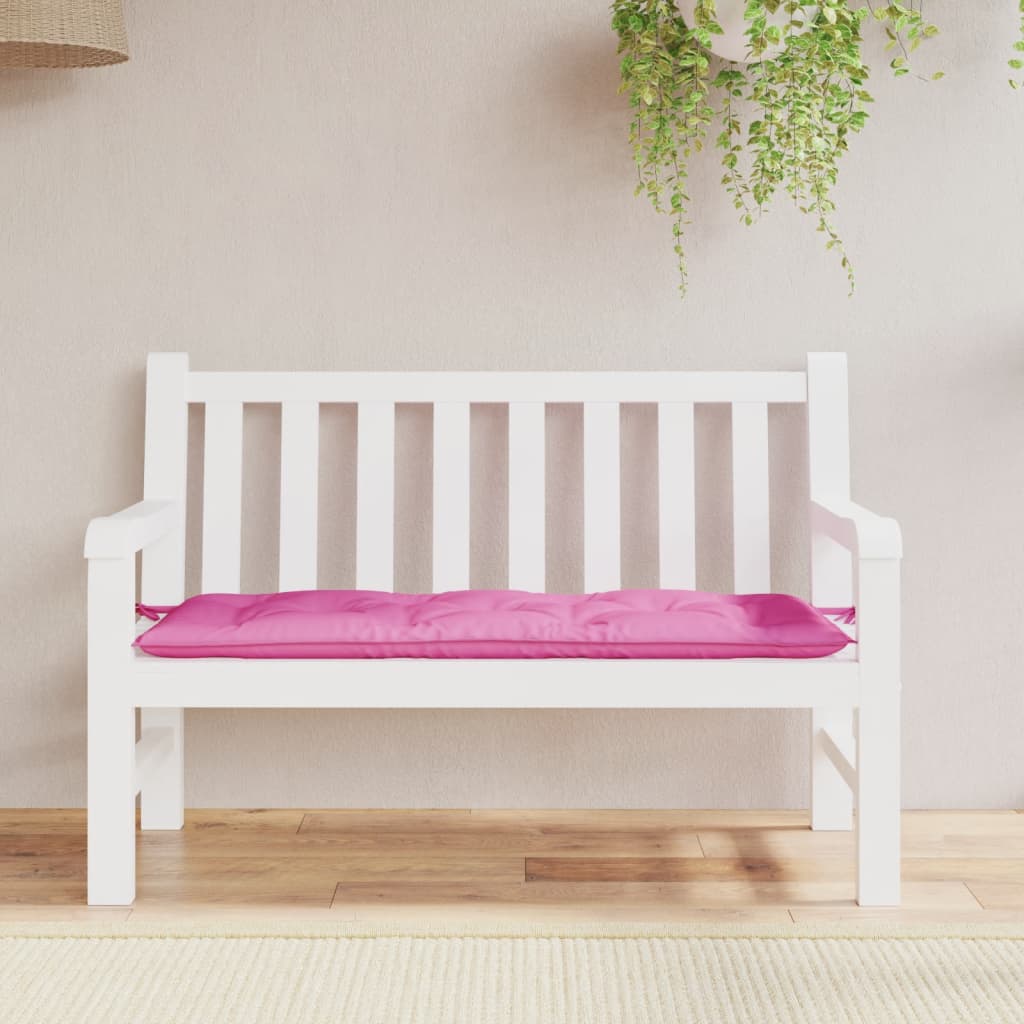 JUNG Vida Gartenbank-Auflage Rosa 120x50x7 cm Stoff