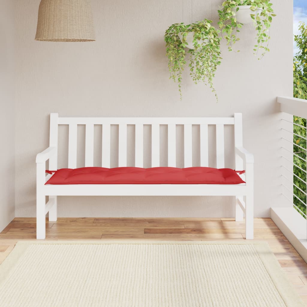 JUNG Vida Gartenbank-Auflage Rot 150x50x7 cm Oxford-Gewebe