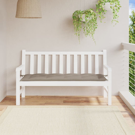 JUNG Vida Gartenbank-Auflage Taupe 150x50x7 cm Oxford-Gewebe