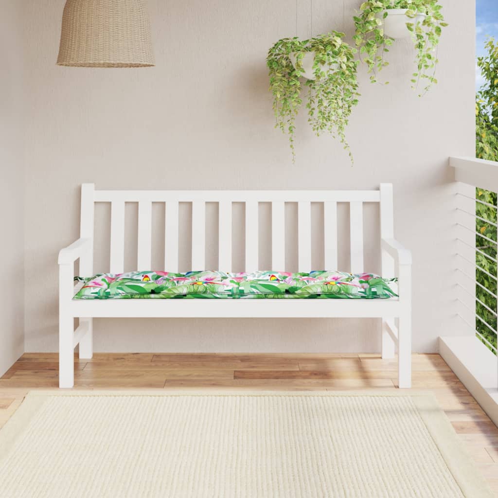 JUNG Vida Gartenbank-Auflage Mehrfarbig 150x50x7 cm Oxford-Gewebe