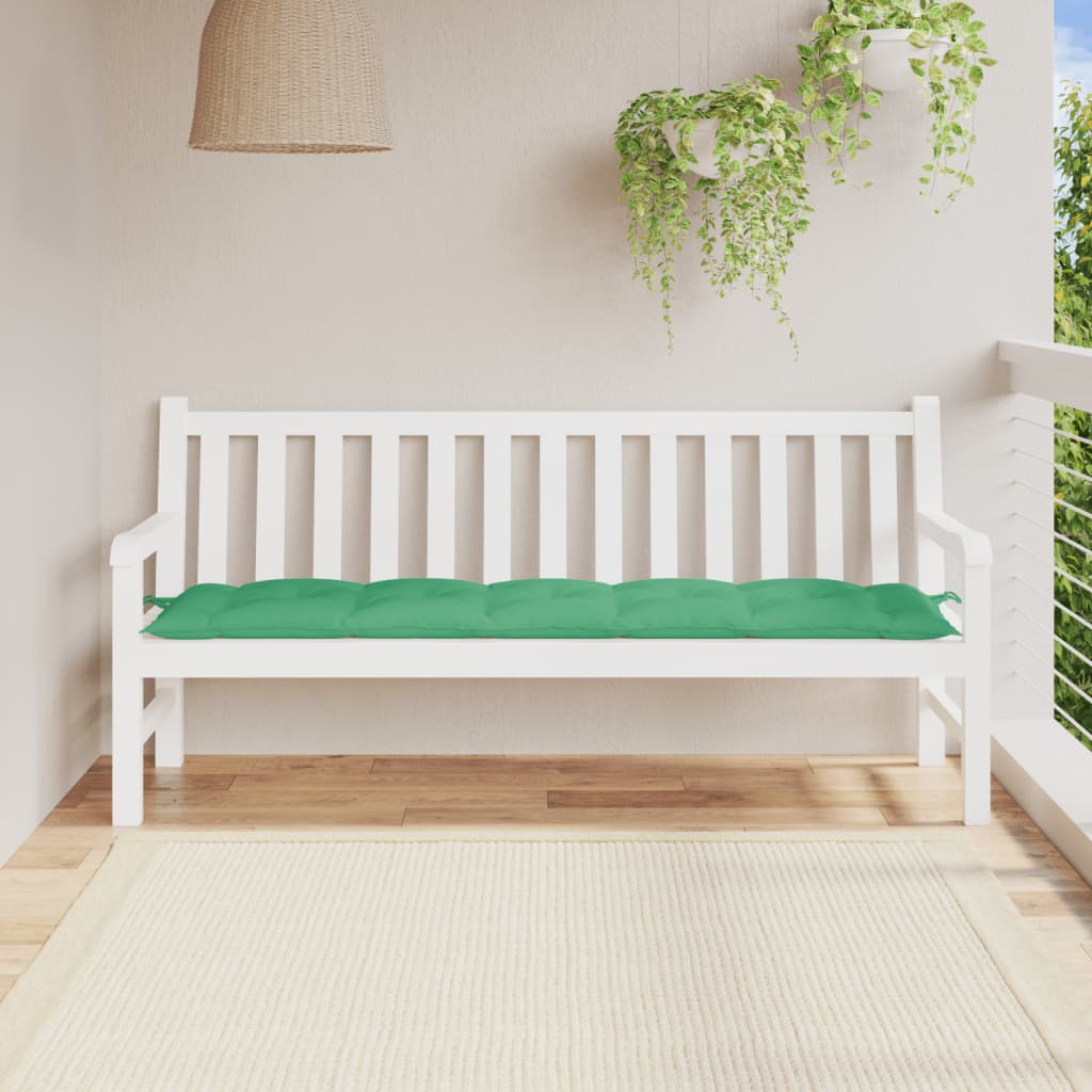 JUNG Vida Gartenbank-Auflage Grün 180x50x7 cm Oxford-Gewebe