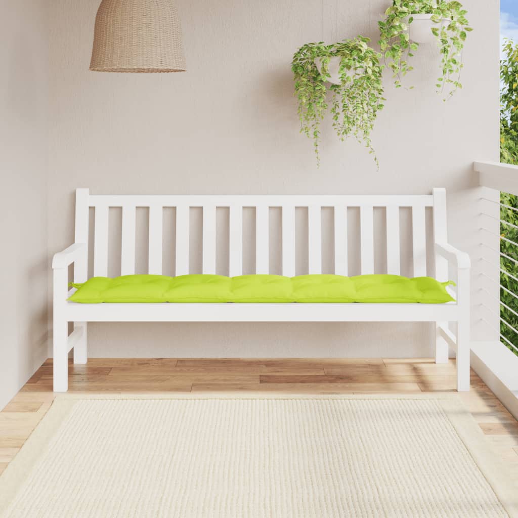JUNG Vida Gartenbank-Auflage Hellgrün 180x50x7 cm Oxford-Gewebe