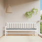 JUNG Vida Gartenbank-Auflage Grau 200x50x7 cm Oxford-Gewebe