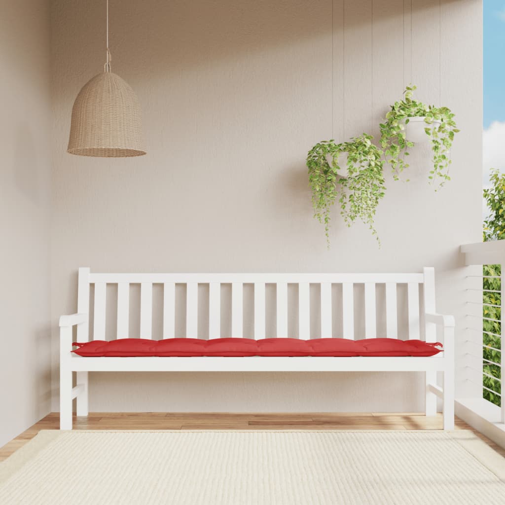 JUNG Vida Gartenbank-Auflage Rot 200x50x7 cm Oxford-Gewebe