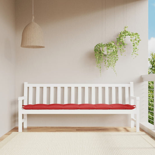 JUNG Vida Gartenbank-Auflage Rot 200x50x7 cm Oxford-Gewebe