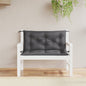 JUNG Vida Gartenbank-Auflagen 2 Stk. Anthrazit 100x50x7 cm Oxford-Gewebe