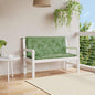JUNG Vida Gartenbank-Auflagen 2 Stk. Blattmuster 120x50x7 cm Stoff