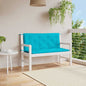 JUNG Vida Gartenbank-Auflagen 2 Stk. Türkis 120x50x7 cm Stoff
