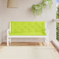 JUNG Vida Gartenbank-Auflagen 2 Stk. Hellgrün 150x50x7 cm Oxford-Gewebe