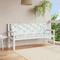 JUNG Vida Gartenbank-Auflagen 2 Stk. Blattmuster 150x50x7 cm Stoff
