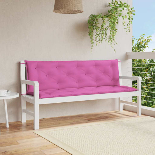 JUNG Vida Gartenbank-Auflagen 2 Stk. Rosa 150x50x7 cm Stoff