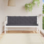 JUNG Vida Gartenbank-Auflagen 2 Stk. Anthrazit 180x50x7 cm Oxford-Gewebe