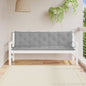 JUNG Vida Gartenbank-Auflagen 2 Stk. Grau 180x50x7 cm Oxford-Gewebe