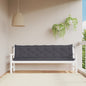 JUNG Vida Gartenbank-Auflagen 2 Stk. Anthrazit 200x50x7 cm Oxford-Gewebe