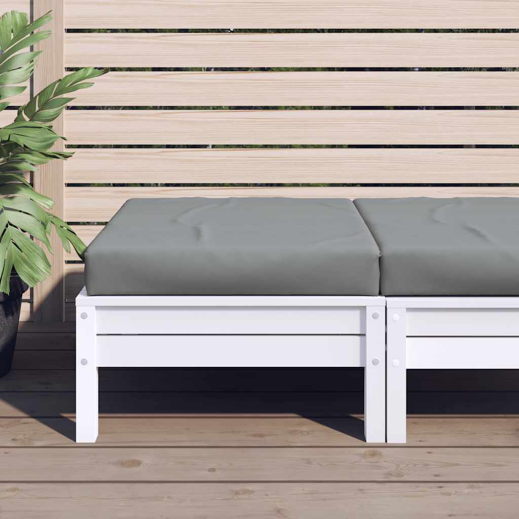 JUNG Vida Palettenkissen Grau 60x60x9,5 cm Oxford-Gewebe