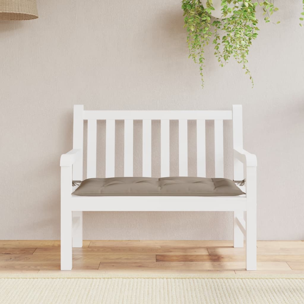 JUNG Vida Gartenbank-Auflage Taupe 110x50x7 cm Oxford-Gewebe