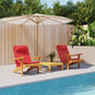 JUNG Vida Adirondack-Auflagen 2 Stk. Rot Oxford-Gewebe