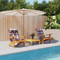 JUNG Vida Stuhlkissen 2 pcs Rotkariert 58 x 77 x 4,5 cm Oxford-Stoff