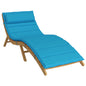 JUNG Vida Sonnen-Lounger Kissen Hellblau 180 x 60 x 4 cm Oxford-Stoff