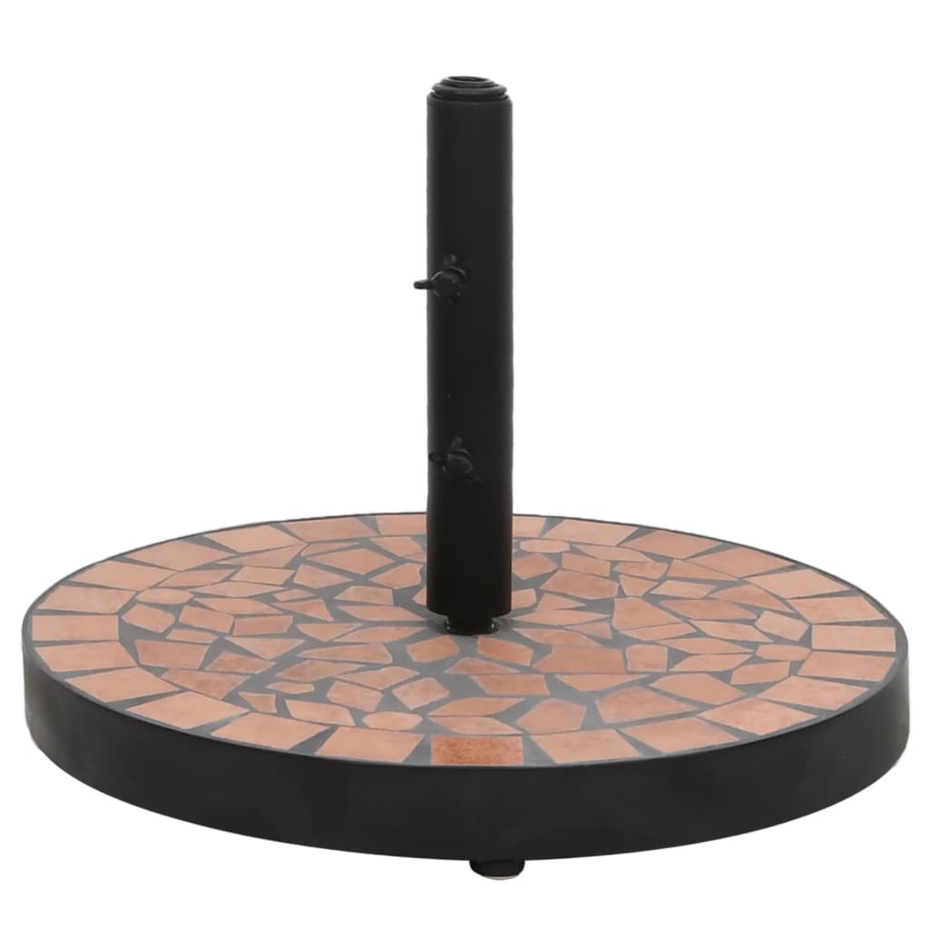JUNG Vida Sonnenschirmständer Terrakotta Rund 12 kg