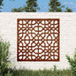 JUNG Vida Garten-Wanddeko 55x55 cm Cortenstahl Maurisches Design