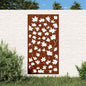 JUNG Vida Garten-Wanddeko 105x55 cm Cortenstahl Ahornblatt-Design