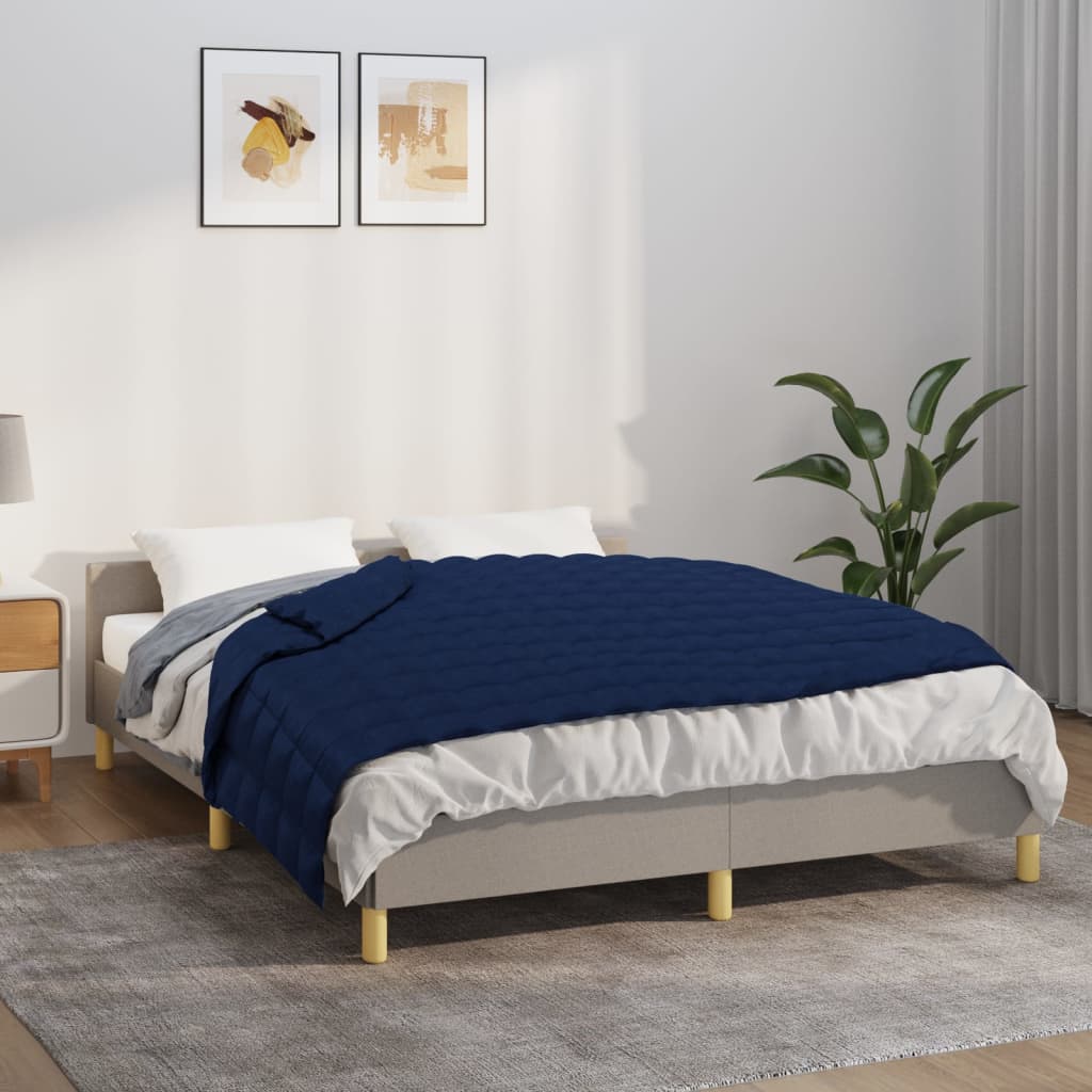 JUNG Vida Gewichtsdecke Blau 137x200 cm 10 kg Stoff