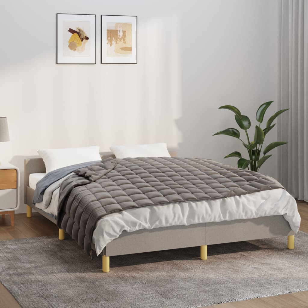 JUNG Vida Gewichtsdecke Grau 135x200 cm 6 kg Stoff