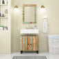 JUNG Vida Spiegel 70x50 cm Altholz Massiv und Glas