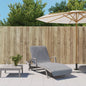 JUNG Vida Strandtücher 2 Stk. Grau 75x200 cm Stoff 400 GSM