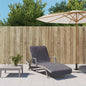JUNG Vida Strandtücher 2 Stk. Anthrazit 75x200 cm Stoff 400 GSM