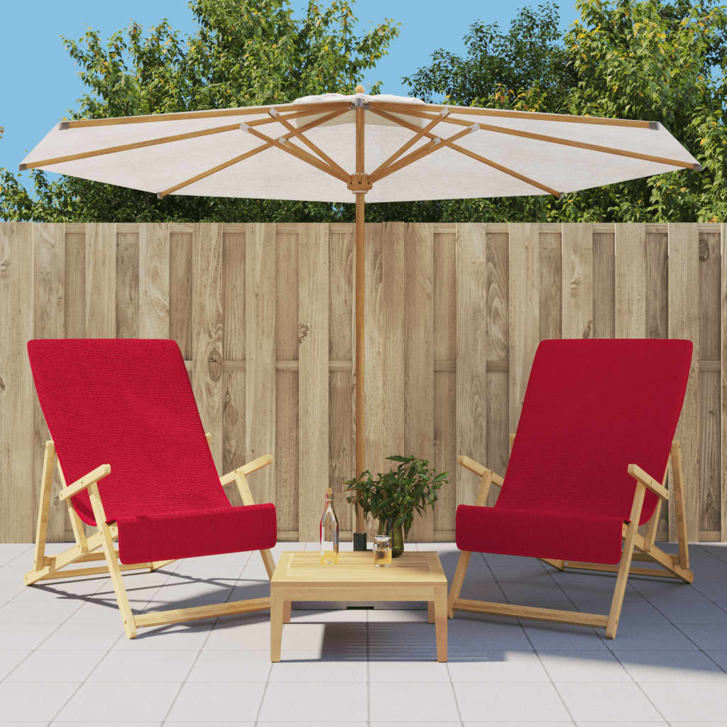 JUNG Vida Strandtücher 2 Stk. Burgunder 60x135 cm Stoff 400 GSM