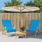 JUNG Vida Strandtücher 2 Stk. Türkis 60x135 cm Stoff 400 GSM