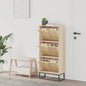 JUNG Vida Schuhschrank 52x25x120 cm Holzwerkstoff