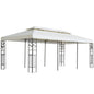 JUNG Vida Pavillon mit Doppeldach Weiß 6x3 m Stahl