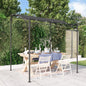 JUNG Vida Markise Anthrazit 2x2,3 m 180 g/m² Stoff und Stahl