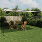 JUNG Vida Pavillon Weiß 4x4 m 180 g/m² Stoff und Stahl