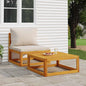 JUNG Vida Couchtisch 68x68x29 cm Massivholz Akazie