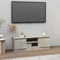 JUNG Vida TV-Schrank mit Tür Betongrau 102x30x36 cm