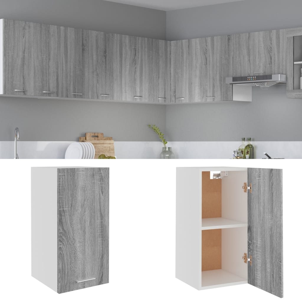 JUNG Vida Hängeschrank Lyon Grau Sonoma 29,5x31x60 cm Holzwerkstoff